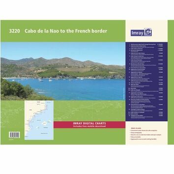 Imray 3220 Cabo de la Nao to the French Border Chart Atlas