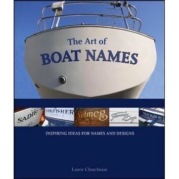The art of boat names (slight fading on binder)