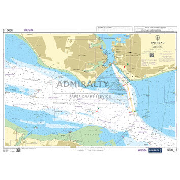 Admiralty 5600_13 Small Craft Chart - Spithead (The Solent)