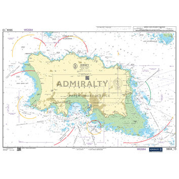 Admiralty 5604_13 Small Craft Chart - Jersey (The Channel Islands)