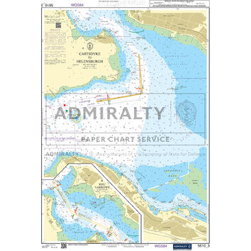 Admiralty 5610_3 Small Craft Chart - Cartsdyke to Helensburgh (Firth of Clyde)