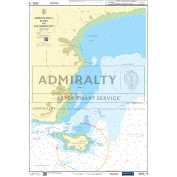 Admiralty 5620_15 Small Craft Chart - Approaches to Tenby & Saundersfoot (South West Wales)
