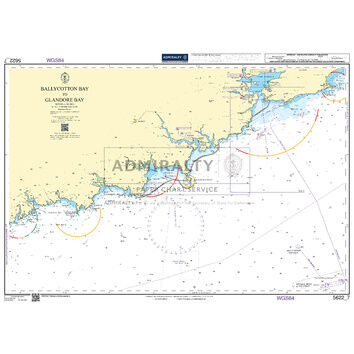 Admiralty 5622_7 Small Craft Chart - Ballycotton Bay to Glandore Bay (South Coast Ireland)