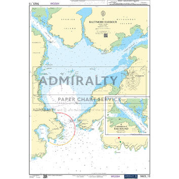 Admiralty 5623_13 Small Craft Chart - Baltimore Harbour (South West Coast Ireland)