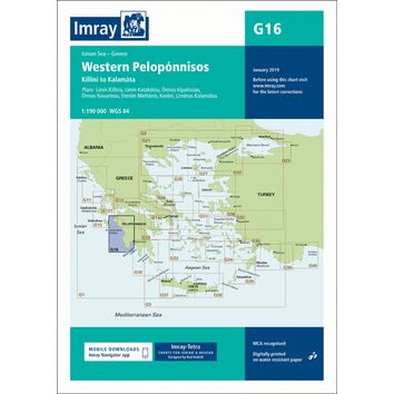 Imray Chart G16: Western Peloponnisos