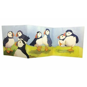Emma Ball Puffin's Day Trip Two-Fold Greetings Card