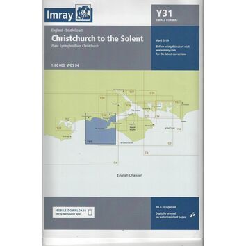 Imray Chart Y31: Christchurch to the Solent