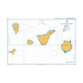 1861 Gran Canaria to Hierro Admiralty Chart