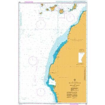 3134 Islas Canarias to Nouakchott Admiralty Chart