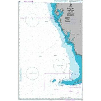 3853 Tampa Bay to Key West Admiralty Chart