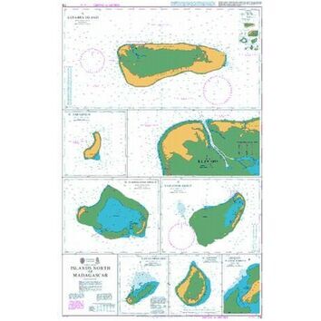 718 Islands North of Madagascar Admiralty Chart