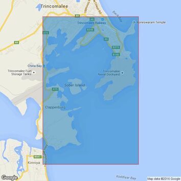816 Trincomalee Harbour Admiralty Chart