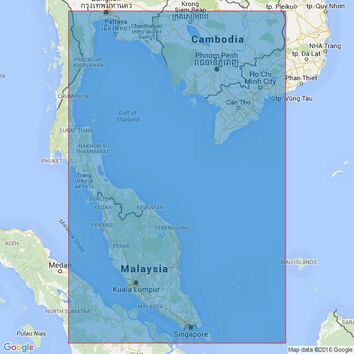 2414 Singapore to Song Sai Gon and the Gulf of Thailand Admiralty Chart