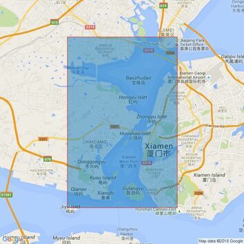 3452 Gulang Yu to Xinglin Admiralty Chart