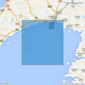 1251 China and Korea - Yellow Sea, Dadong Gangqu and App Admiralty Chart