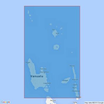 1575 Ile Pentecote to Torres Islands Admiralty Chart