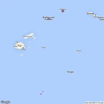 968 Islands and Reefs between Fiji- Samoa and Tonga Admiralty Chart