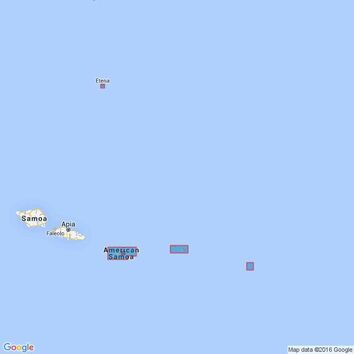 1729 Islands in American Samoa Admiralty Chart