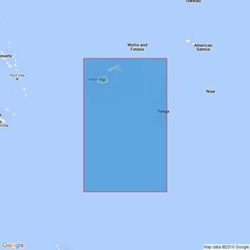 4638 Fiji to Kermadec Islands Including Tongatapu Admiralty Chart