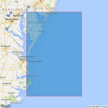 2861 Delaware Bay to Cape Hatteras Admiralty Chart