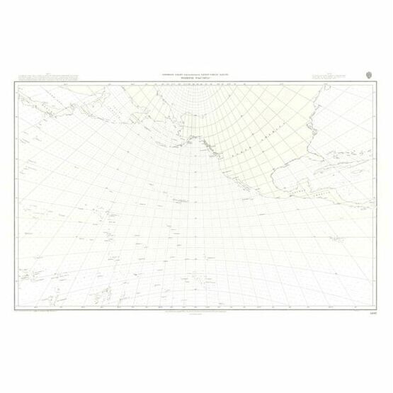 5097 North Pacific Ocean Gnomonic Admiralty Chart