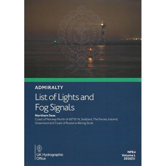 Admiralty NP84 List of Lights & Fog Signals (Volume L)