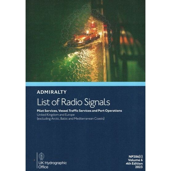 Admiralty NP286(1) List of Radio Signals (Volume 6 - Part 1)