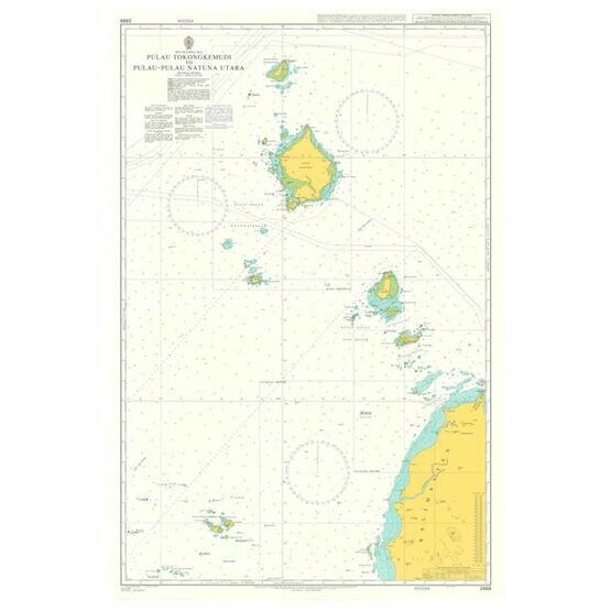 2868 Pulau Tokongkemudi to Pulau-Pulau Natuna Utara Admiralty Chart