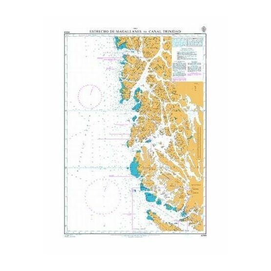 4259 Estrecho de Magallanes to Canal Trinidad Admiralty Chart