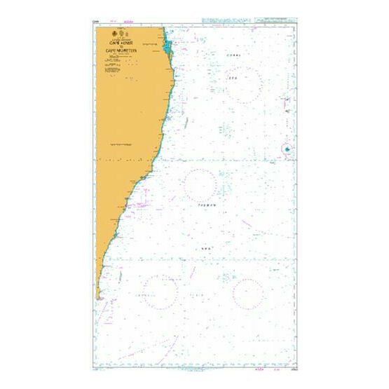 4643 Cape Howe to Cape Moreton Admiralty Chart