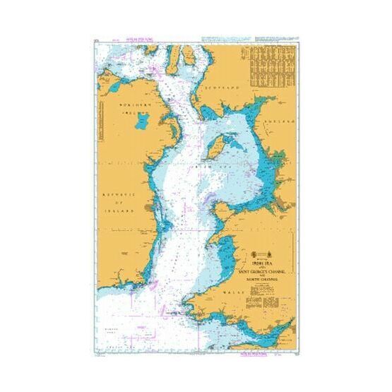 1121 Irish Sea with St. George's & North Channel Admiralty Chart