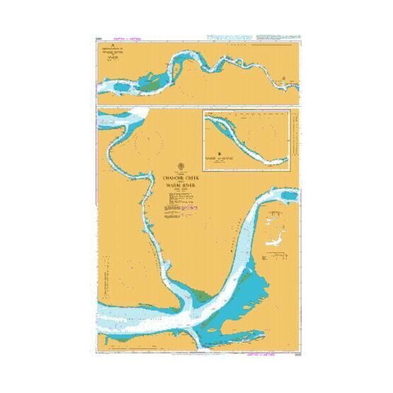 3305 Chanomi Creek and Warri River Admiralty Chart