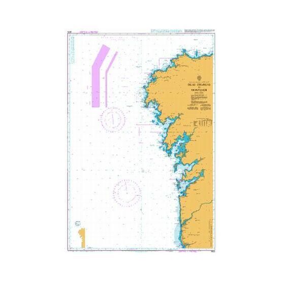 3633 Islas Sisargas to Montedor Admiralty Chart