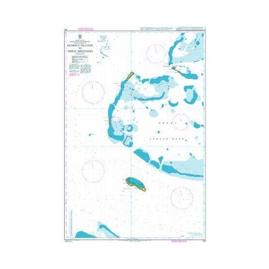 726 Egmont Islands to Three Brothers Admiralty Chart