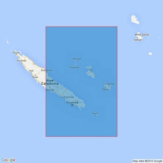 936 Nouvelle-Caledonie (South-eastern part) Admiralty Chart
