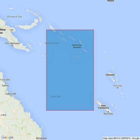 4634 FrederickReefs to Solomon Islands Admiralty Chart