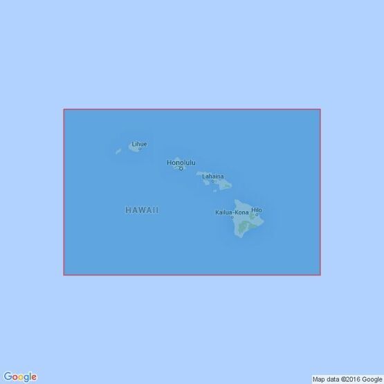 1510 Hawaii to Nihoa Admiralty Chart