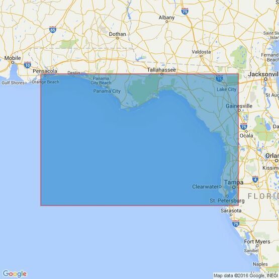 3852 Pensacola Bay to Tampa Bay Admiralty Chart