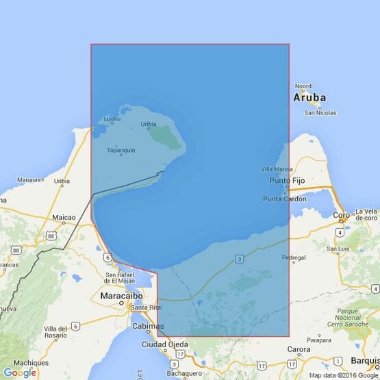 2194 Punta Macolla to Punta Gallinas including Golfo De Venezuela Admiralty Chart