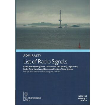 NP282(1) Admiralty List of Radio Signals Vol 2 Europe, Africa and Asia