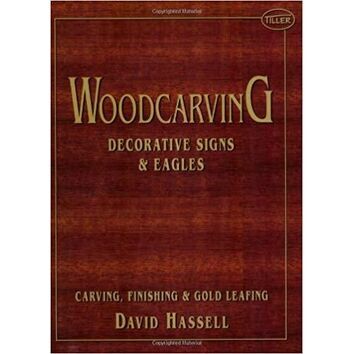 Woodcarving - decorative signs & eagles (fading to cover)