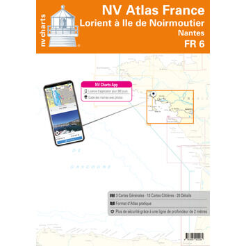 NV. Atlas France FR6: Lorient to I'lle de Noirmoutier, Nantes