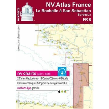 NV. Atlas France FR8: La Rochelle to San Sebastian, Bordeaux