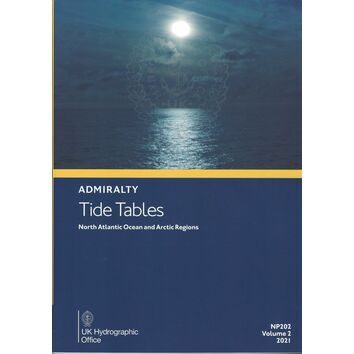 Admiralty NP202 Tide Tables 2021: North Atlantic Ocean and Arctic Regions