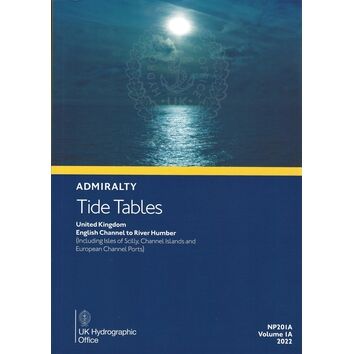 Admiralty NP201A-22 Tide Tables: UK - English Channel to River Humber 2022