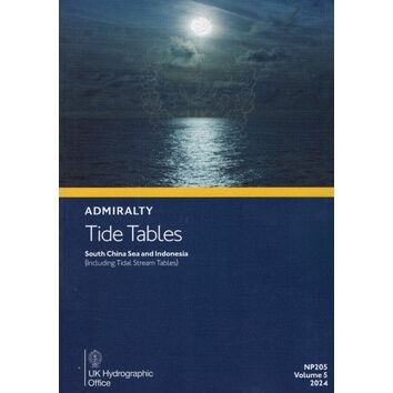 Admiralty NP205 Tide Tables South China Sea and Indonesia 2024