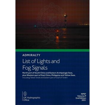 ADMIRALTY NP87 LIST OF LIGHTS & FOG SIGNALS (VOLUME P) 2021