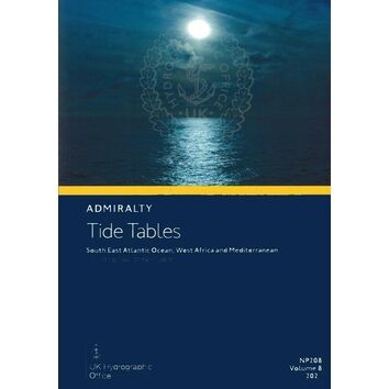 NP208-24  Admiralty Tide Tables: South East Atlantic Ocean (2024)