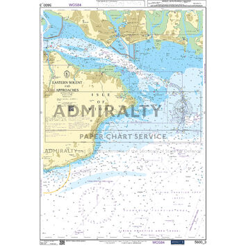 Admiralty 5600_3 Small Craft Chart - Eastern Solent and Approaches (The Solent)