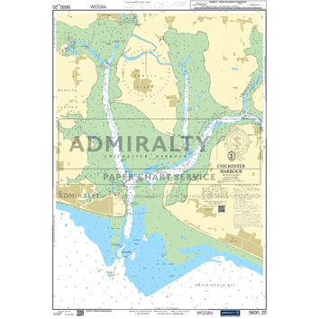 Admiralty 5600_20 Small Craft Chart - Chichester Harbour (The Solent)